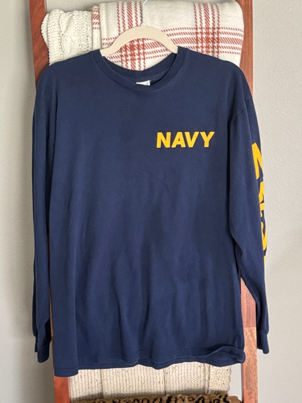 Navy Long Sleeve Tee